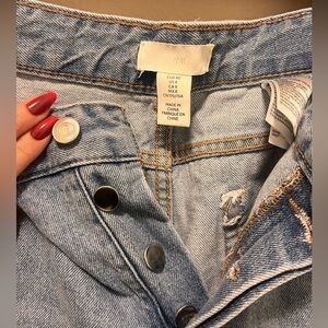 H&M Size 8 Wide Leg Jeans